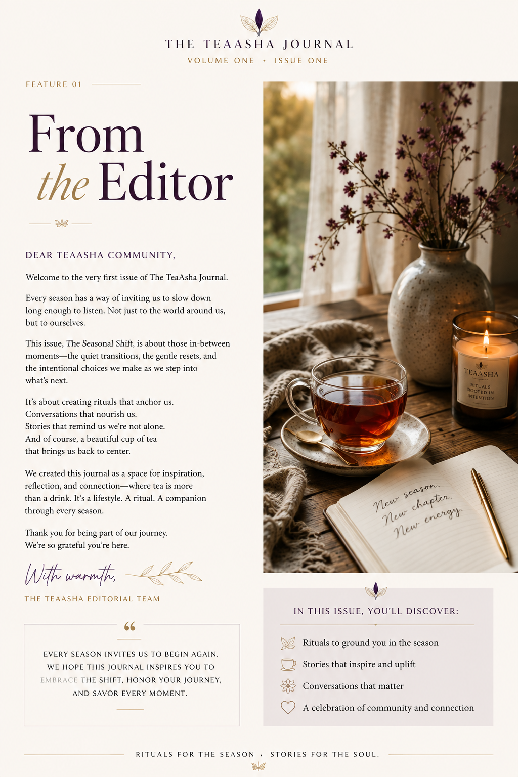From the Editor